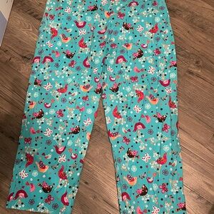 Colorful bird Pajama pants